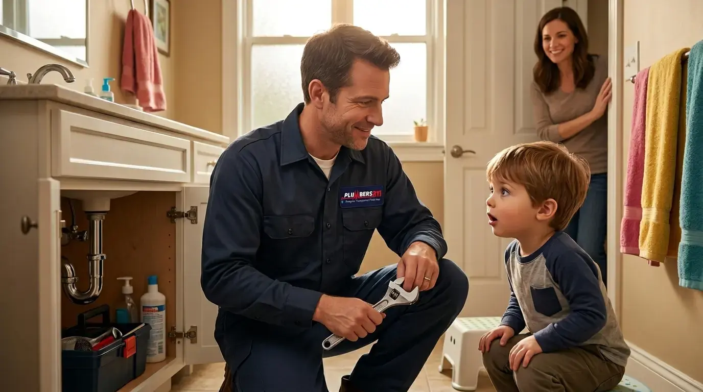 Licensed plumber at work in Hinsdale, IL